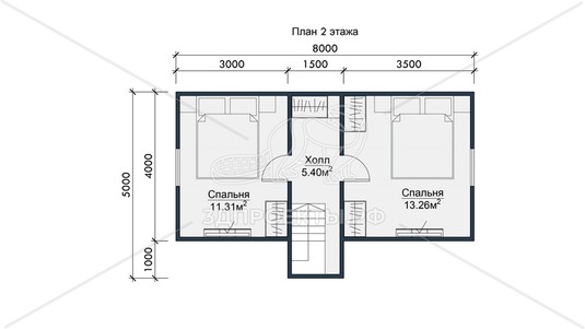 3d проект СП094 - планировка 2 этажа</div>