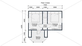 3d проект СП097 - планировка 2 этажа</div>