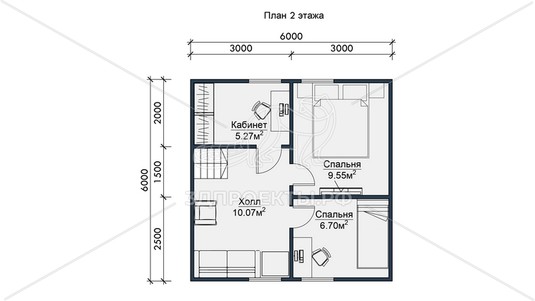 3d проект СП108 - планировка 2 этажа</div>