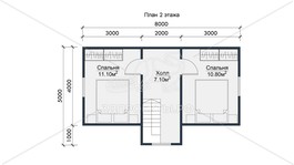 3d проект СП118 - планировка 2 этажа</div>