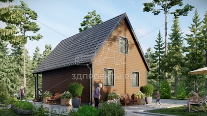 3d проект СП121 - вид сзади</div>