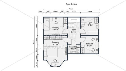 3d проект СП123 - планировка 2 этажа</div>