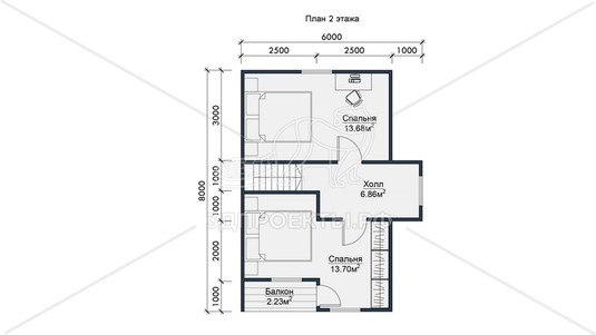 3d проект СП131 - планировка 2 этажа</div>