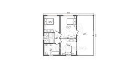 3d проект АР+КР010 - планировка 2 этажа