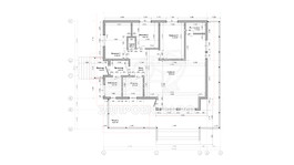 3d проект АР+КР029 - планировка 1 этажа