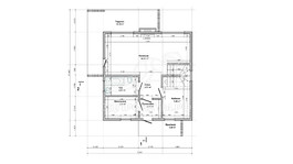 3d проект АР+КР061 - планировка 1 этажа