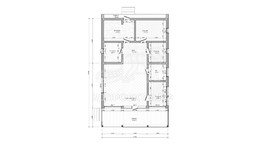 3d проект АР+КР063 - планировка 1 этажа