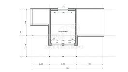 3d проект АР+КР065 - планировка 2 этажа