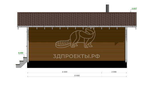 3d проект АР+КР067 - фасад 4</div>