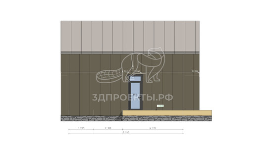 3d проект АР+КР069 - фасад 4</div>