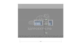 3d проект АР+КР075 - фасад 1