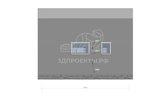 3d проект АР+КР075 - фасад 1</div>
