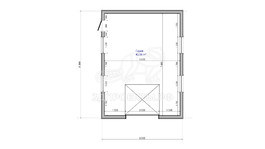 3d проект АР+КР091 - планировка 1 этажа