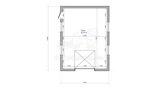 3d проект АР+КР091 - планировка 1 этажа