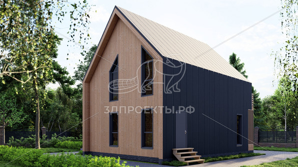 Готовый 3d проект АР+КР108 - дом 10x8 - вид 3</div>