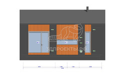 3d проект АР+КР109 - фасад 1