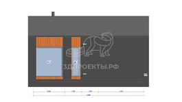3d проект АР+КР109 - фасад 3