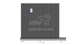 3d проект АР+КР111 - фасад 2