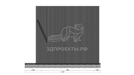 3d проект АР+КР111 - фасад 4