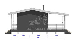 3d проект АР+КР112 - фасад 2