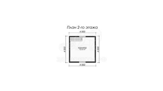 3d проект ББW008 - планировка