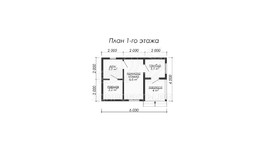 3d проект ББW012 - планировка