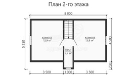 3d проект ББW059 - планировка