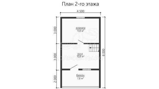 3d проект ББW060 - планировка
