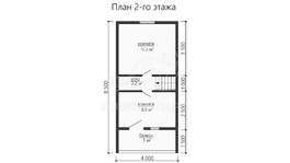 3d проект ББW061 - планировка