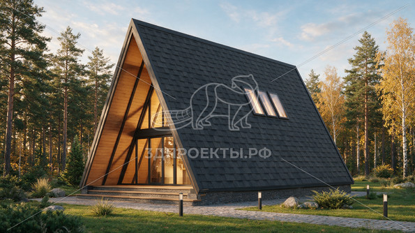 3d проект ДА002 - вид спереди</div>
