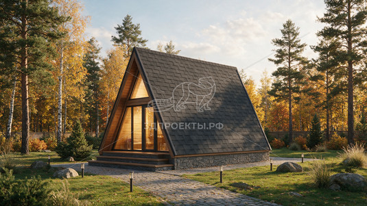 3d проект ДА005 - вид спереди