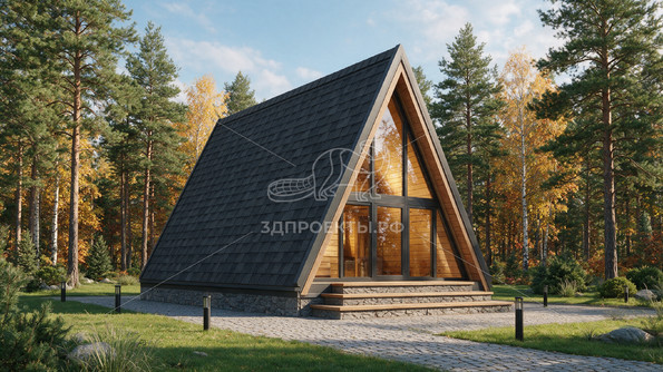 3d проект ДА005 - вид спереди</div>