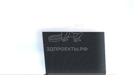 3d проект ДА007 - фасад 4