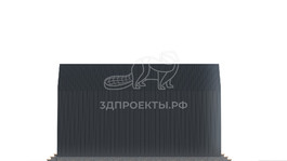 3d проект ДА008 - фасад 2