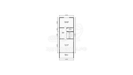 3d проект ДА009 - планировка 2 этажа