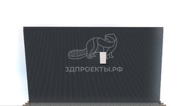 3d проект ДА009 - фасад 4