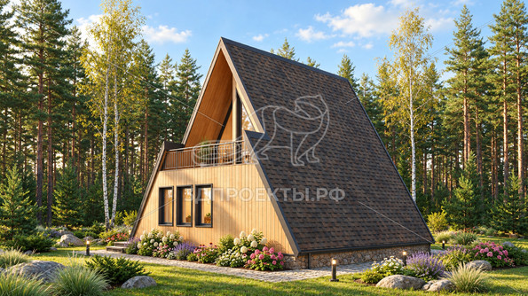 3d проект ДА018 - вид спереди</div>