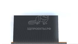 3d проект ДА019 - фасад 4