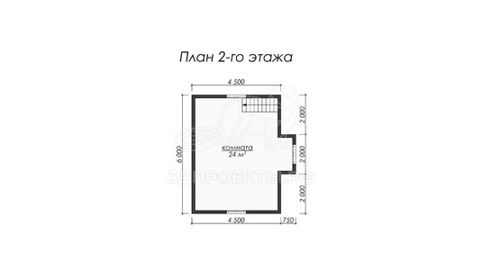 3d проект ДБW004 - планировка