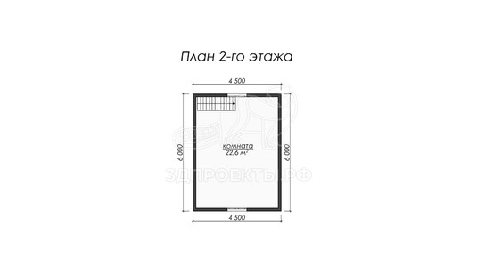 3d проект ДБW005 - планировка