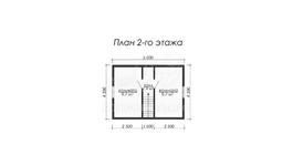 3d проект ДБW008 - планировка