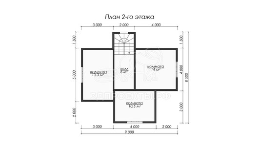 3d проект ДБW009 - планировка