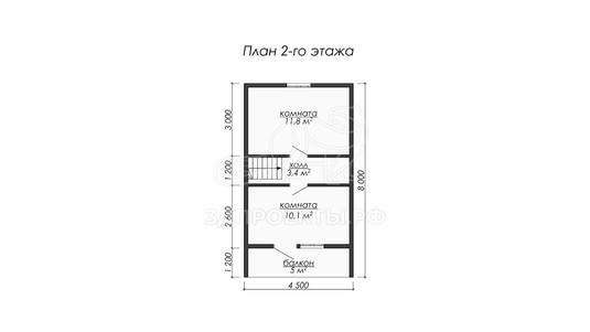 3d проект ДБW010 - планировка