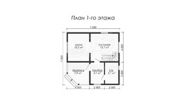 3d проект ДБW011 - планировка