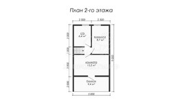 3d проект ДБW014 - планировка