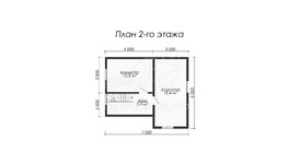3d проект ДБW017 - планировка