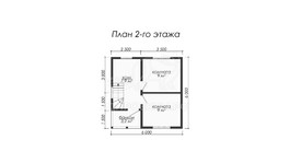 3d проект ДБW020 - планировка