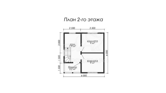 3d проект ДБW020 - планировка