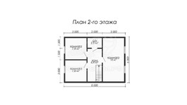 3d проект ДБW021 - планировка