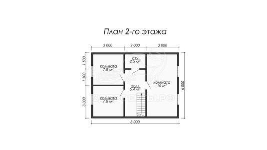3d проект ДБW021 - планировка